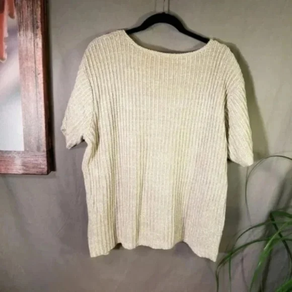 Liz Claiborne Crazy Horse V Neck Block Sweater - Picture 7 of 7